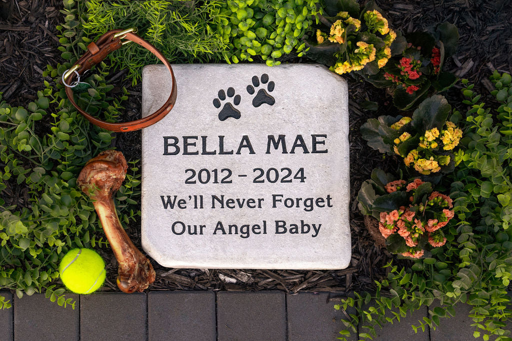 12x12" Engraved Flagstone Pet Memorial