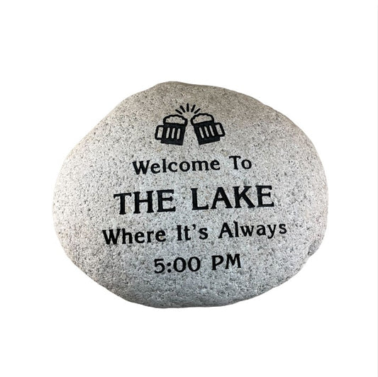 X Large: +11" Custom Engraved Natural Stone Decor