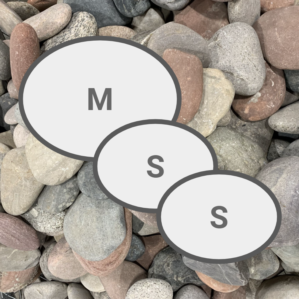 Combo: 1 Medium & 2 Small Custom Engraved Stones