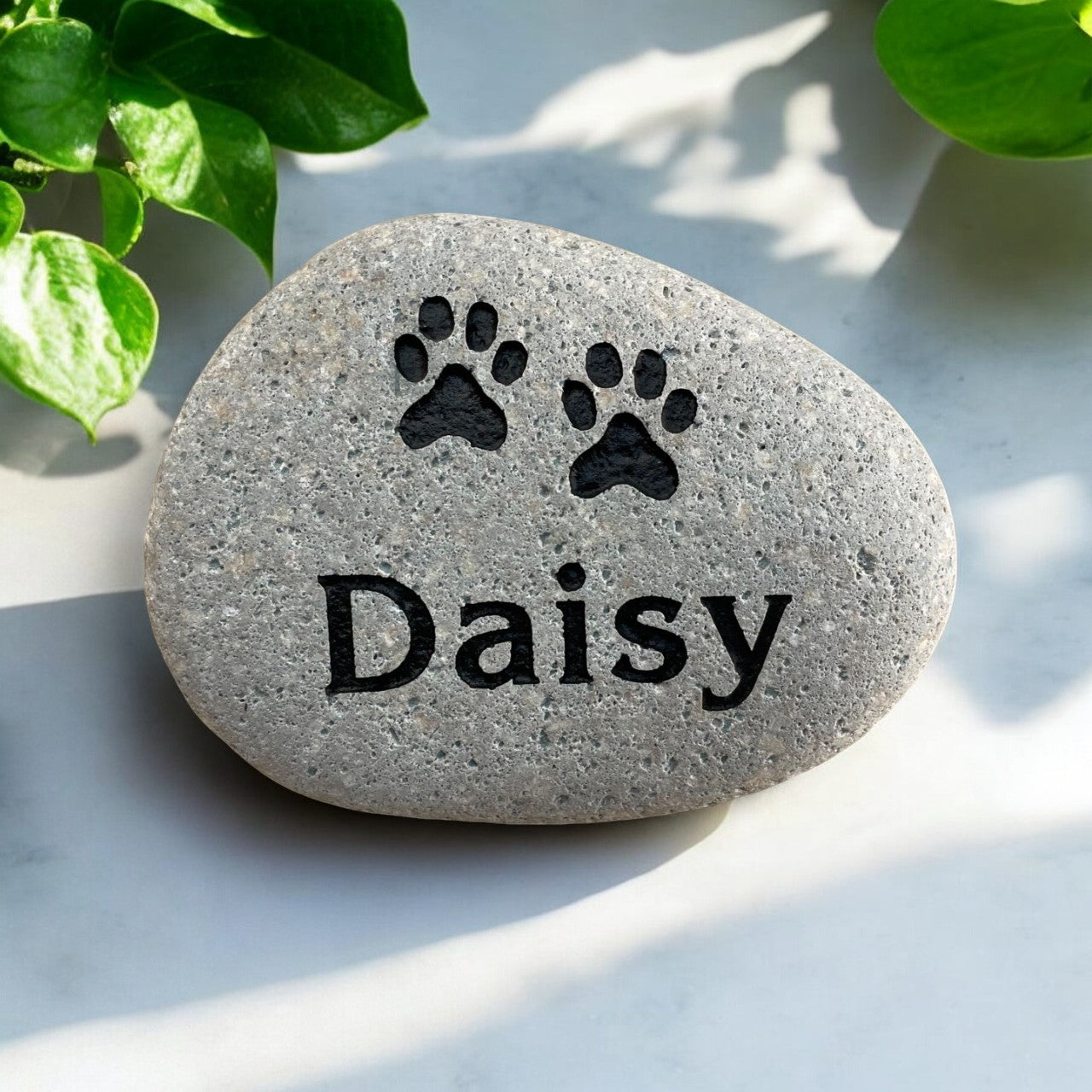 Pet Stone Memorial All Natural River Rock