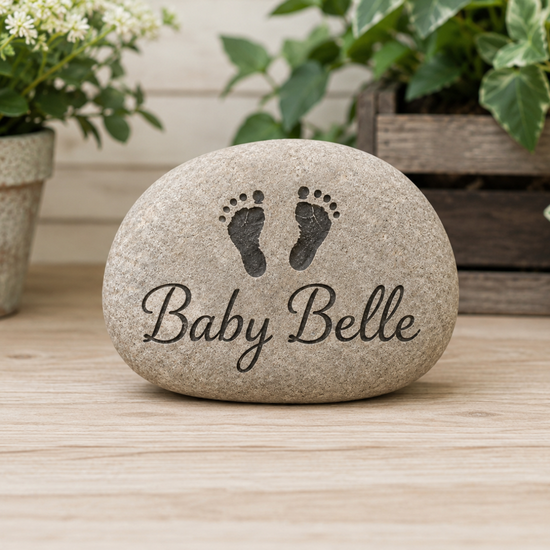 Small Custom Engraved Natural Stone, Decor